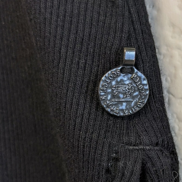 Scotch & Soda Maison Scotch Ribbed Knit Lace Up Henley Top Size 2-small EUC - Picture 6 of 9